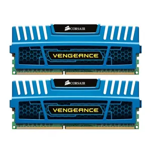 رم دسکتاپ DDR3 دو کاناله 1600 مگاهرتز CL9 کورسیر مدل Vengeance Blue ظرفیت 8 گیگابایت
