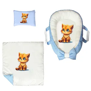 سرویس خواب 3 تکه نوزاد مدل گربه کد DKBB20-set
