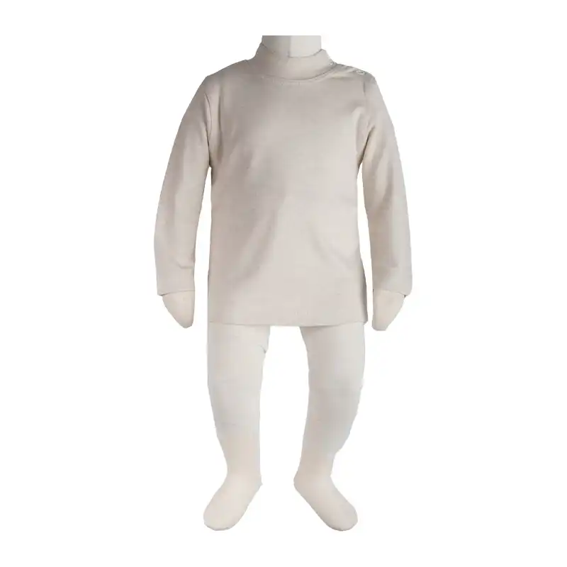 تی شرت آستین بلند نوزادی آدمک کد 140018 رنگ نسکافه ای