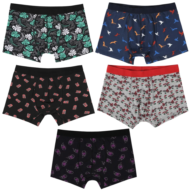 شورت پادار مردانه کالینز مدل CLP142NOB مجموعه 5 عددی