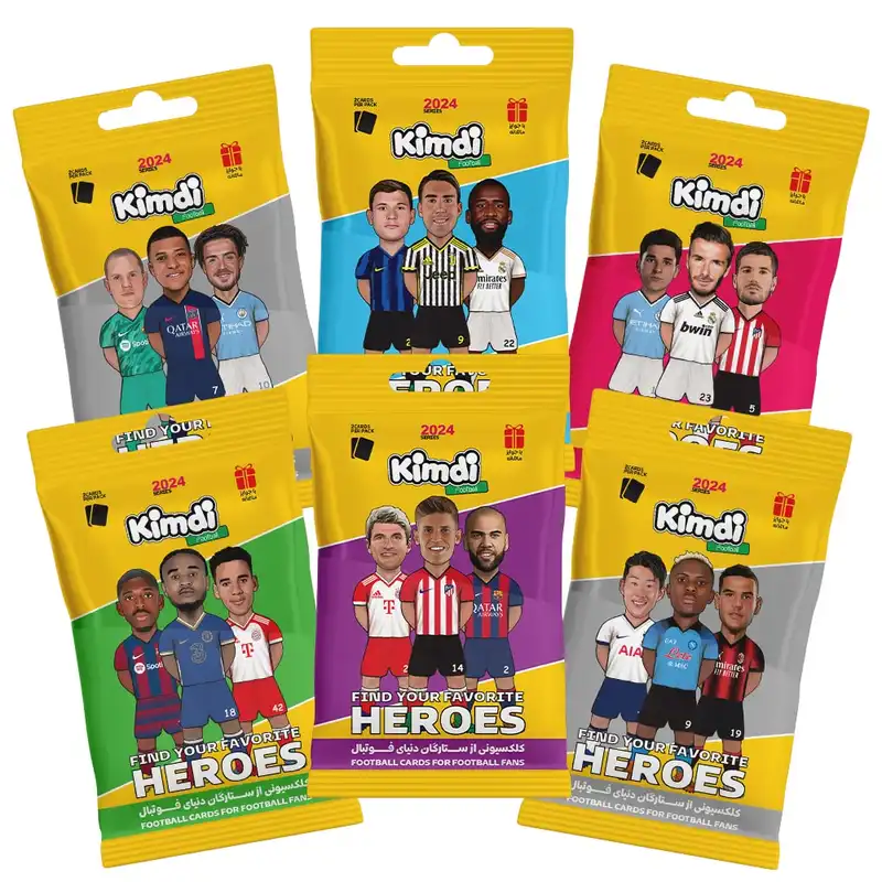 اسباب بازی شانسی کیمدی مدل فوتبالی 2024 مجموعه 6 عددی