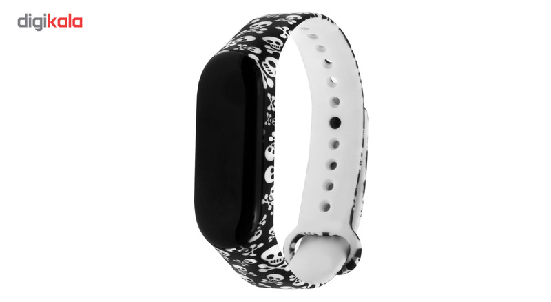 بند مچ بند هوشمند شیائومی Mi Band 3 مدل Skull 1
