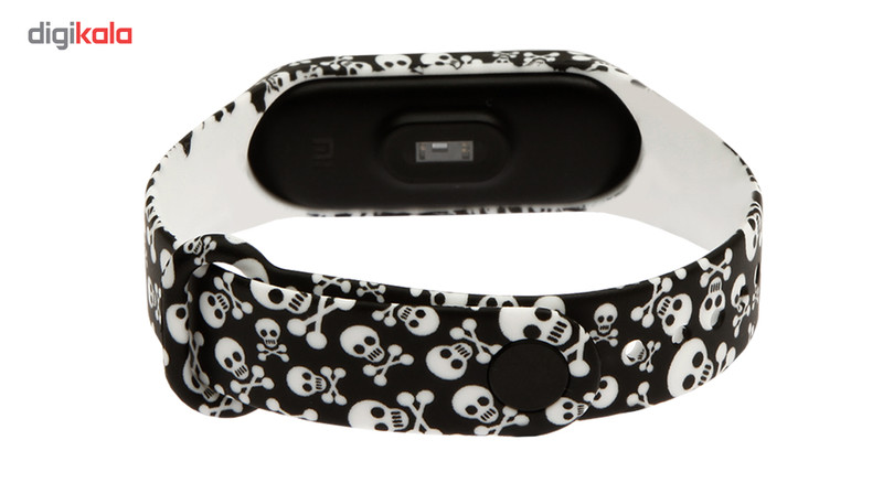 بند مچ بند هوشمند شیائومی Mi Band 3 مدل Skull 3