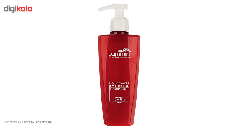 کرم ژل پاک کننده لامینین مدل Dry And Sensitive حجم 200 میلی لیتر