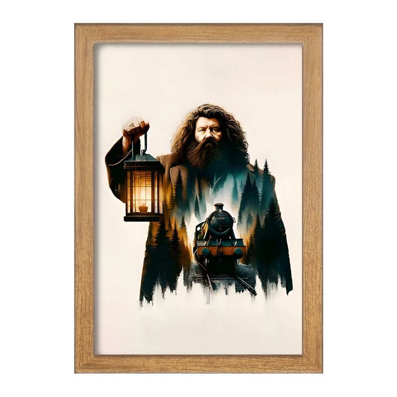 تابلو خندالو مدل هگرید هری پاتر  (Harry Potter) کد F9998