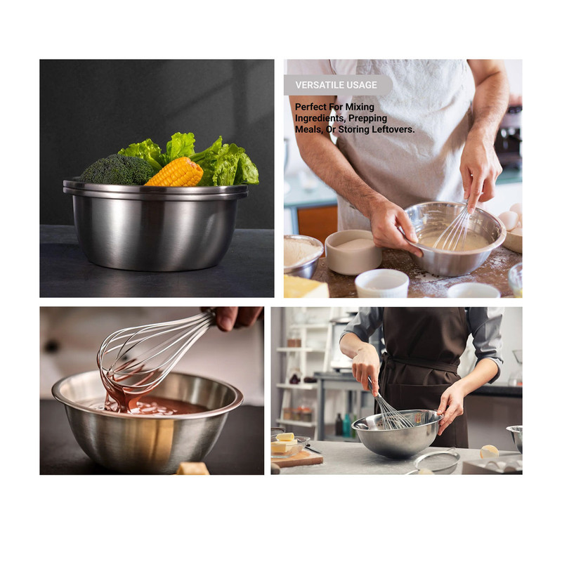 لگن آشپزخانه مدل ES-20-22-24-26 مجموعه 4 عددی