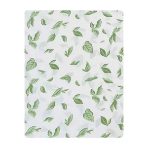 ملحفه آدنو مدل Leaf کد IR205 دونفره سایز 240x240 سانتی متر