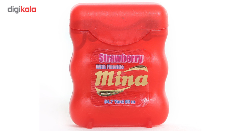 نخ دندان مینا مدل Strawberry Narrow نخ دندان مینا مدل Strawberry Narrow