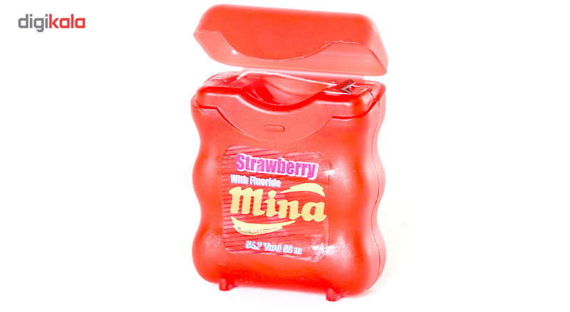 نخ دندان مینا مدل Strawberry Narrow نخ دندان مینا مدل Strawberry Narrow
