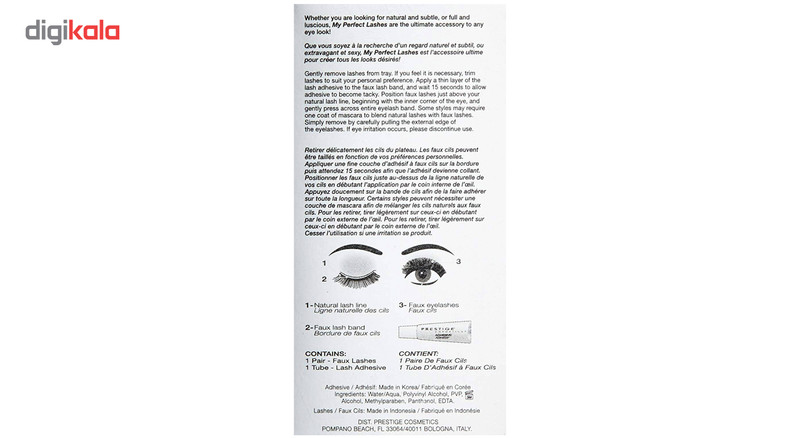 مژه مصنوعی پرستیژ مدل Faux Lashes Maxi شماره FL-04