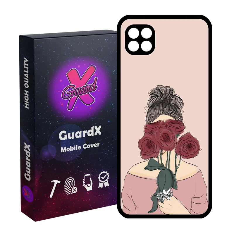 کاور گارد ایکس طرح دختر مدل Glass10284 مناسب برای گوشی موبایل سامسونگ Galaxy A22 5G