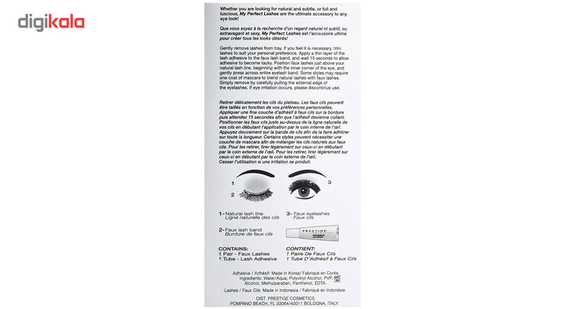 مژه مصنوعی پرستیژ مدل Faux Lashes Chloe شماره FL-05