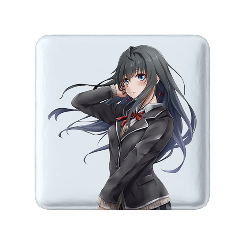 مگنت خندالو طرح یوکینو انیمه جوانی کمدی رومانتیک من مدل مربعی کد 32540