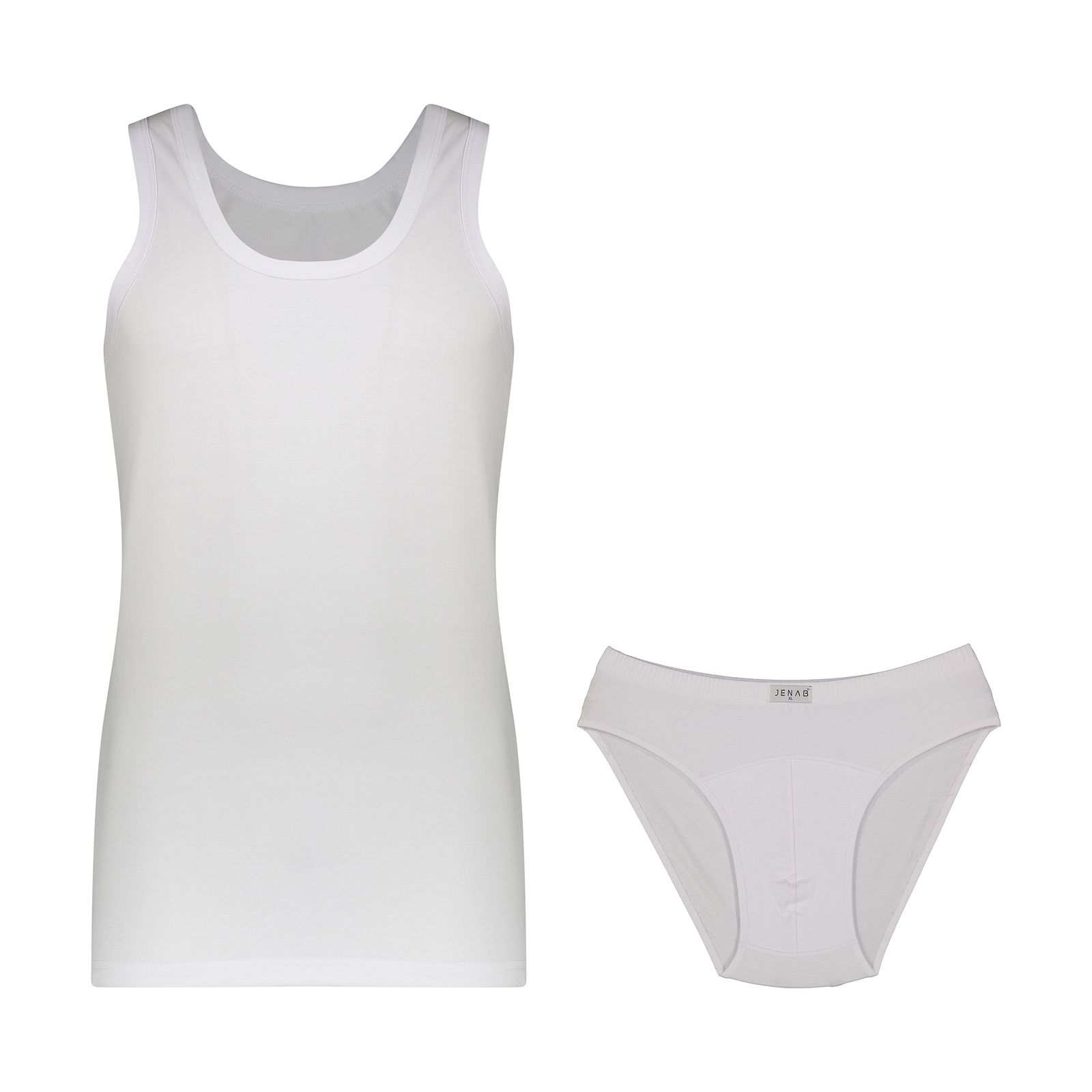 ست شورت و زیرپوش مردانه جناب مدل CLASSIC FIT رنگ سفید ست شورت و زیرپوش مردانه جناب مدل CLASSIC FIT رنگ سفید