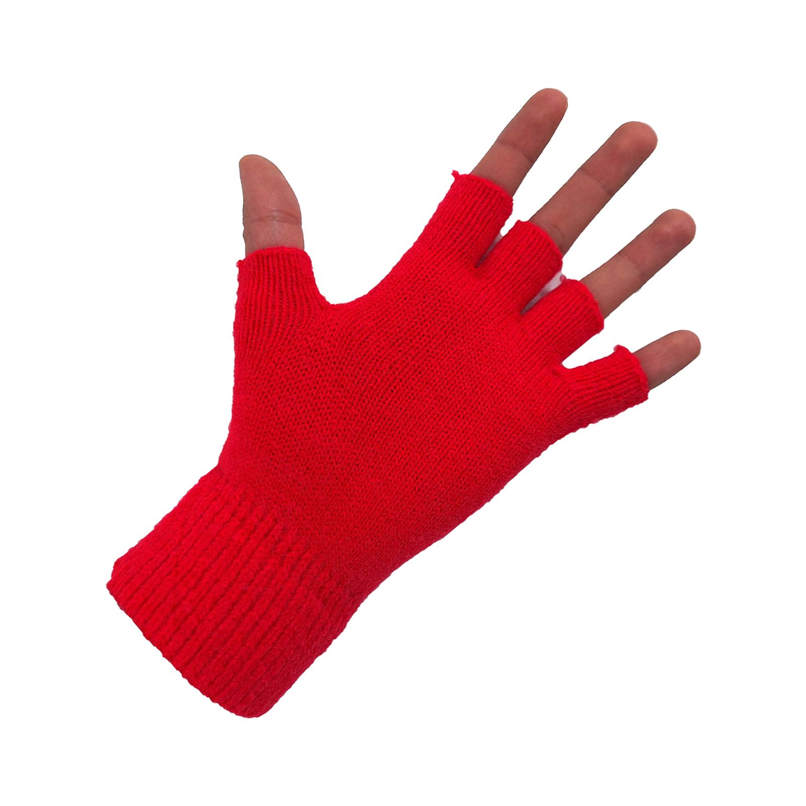 دستکش بافتنی دخترانه نیم انگشتی طرح پاپیون کد 1094 -  - 17
