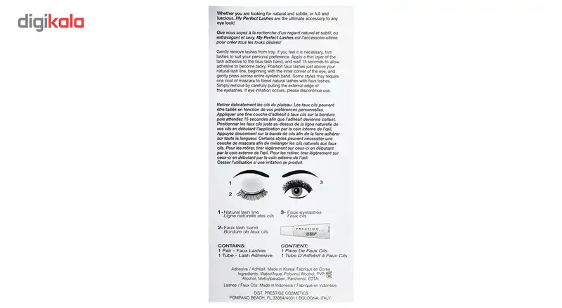 مژه مصنوعی پرستیژ مدل Faux Lashes Bianca شماره FL-11