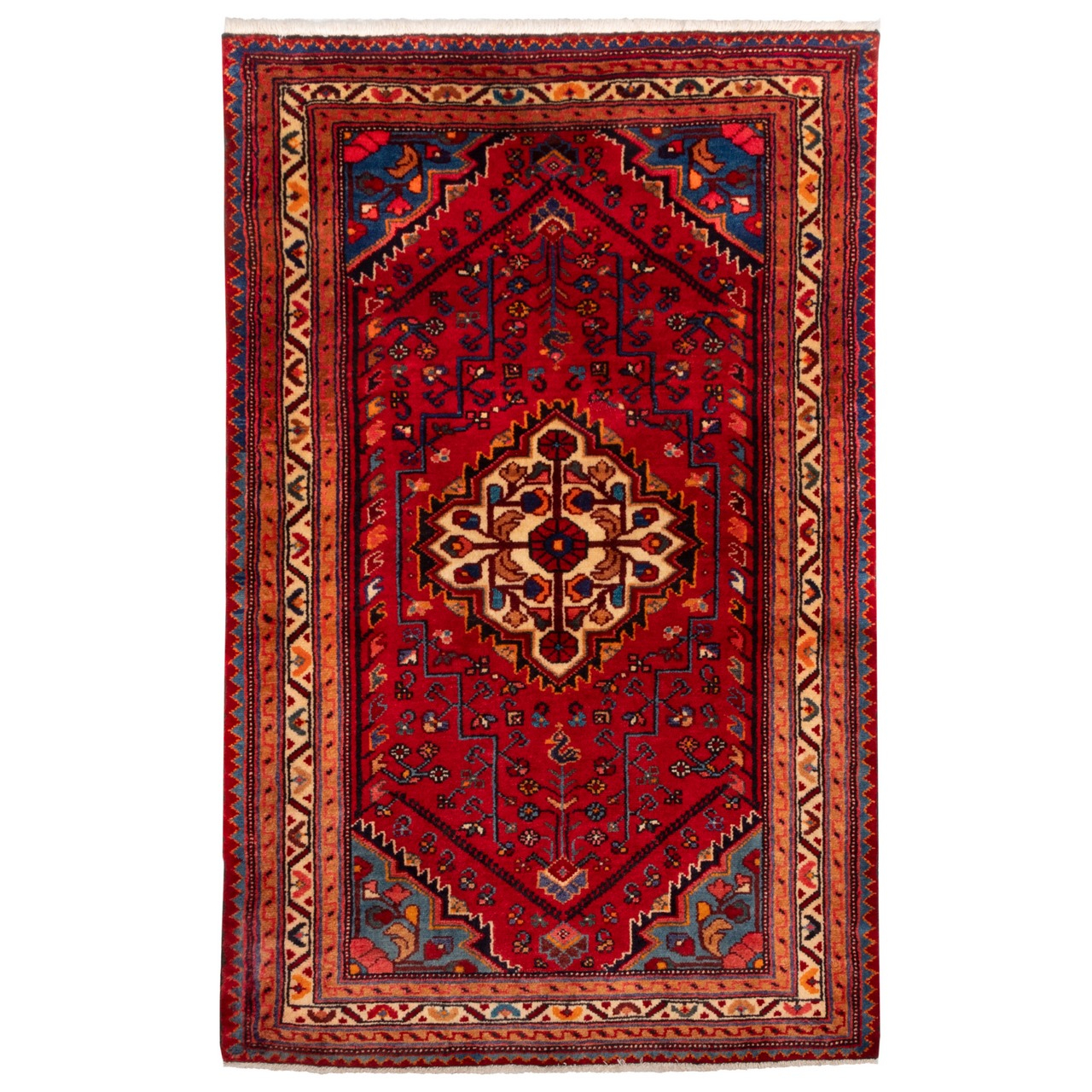 فرش قدیمی دستباف یک متری سی پرشیا کد 179346