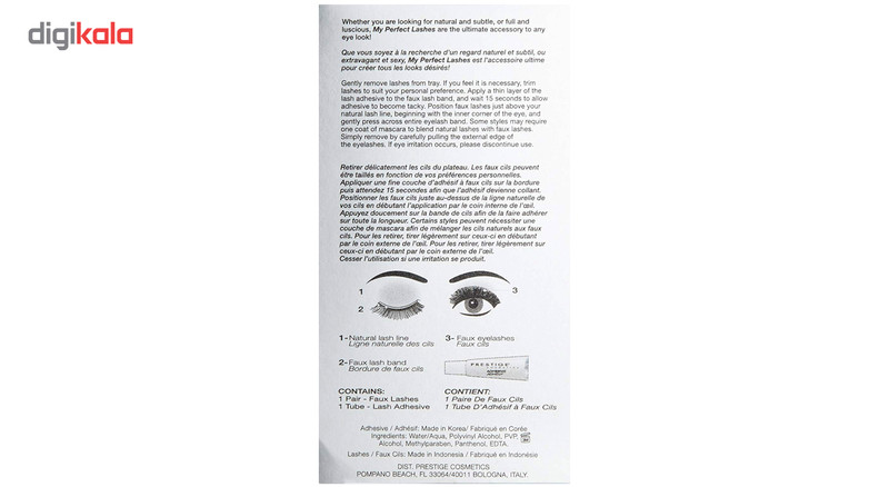 مژه مصنوعی پرستیژ مدل Faux Lashes Brigette شماره FL-12