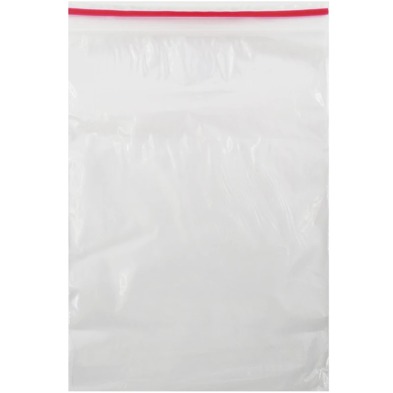 کیسه زیپ دار مدل ضخیم سایز 18x25 سانتی‌متر بسته 100 عددی