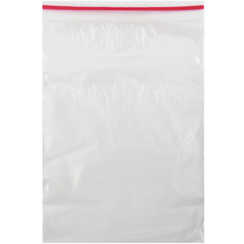 کیسه زیپ دار مدل ضخیم سایز 18x25 سانتیمتر بسته 100 عددی