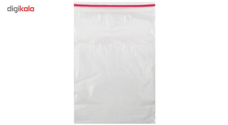کیسه زیپ دار مدل ضخیم سایز 18x25 سانتی‌متر بسته 100 عددی