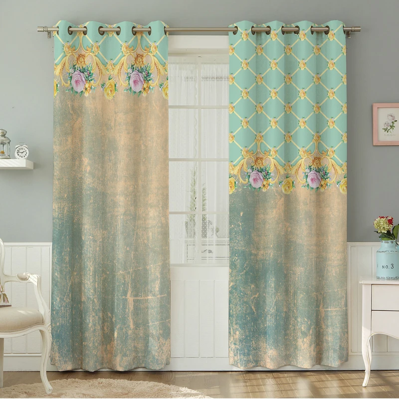 پرده نیروانا طرح  مدرن مدل مخمل کد 4884 سایز 140×280 سانتی متر