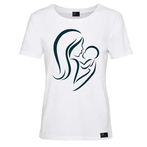 تی شرت آستین کوتاه زنانه مدل LOVE کد B0132 رنگ سفید