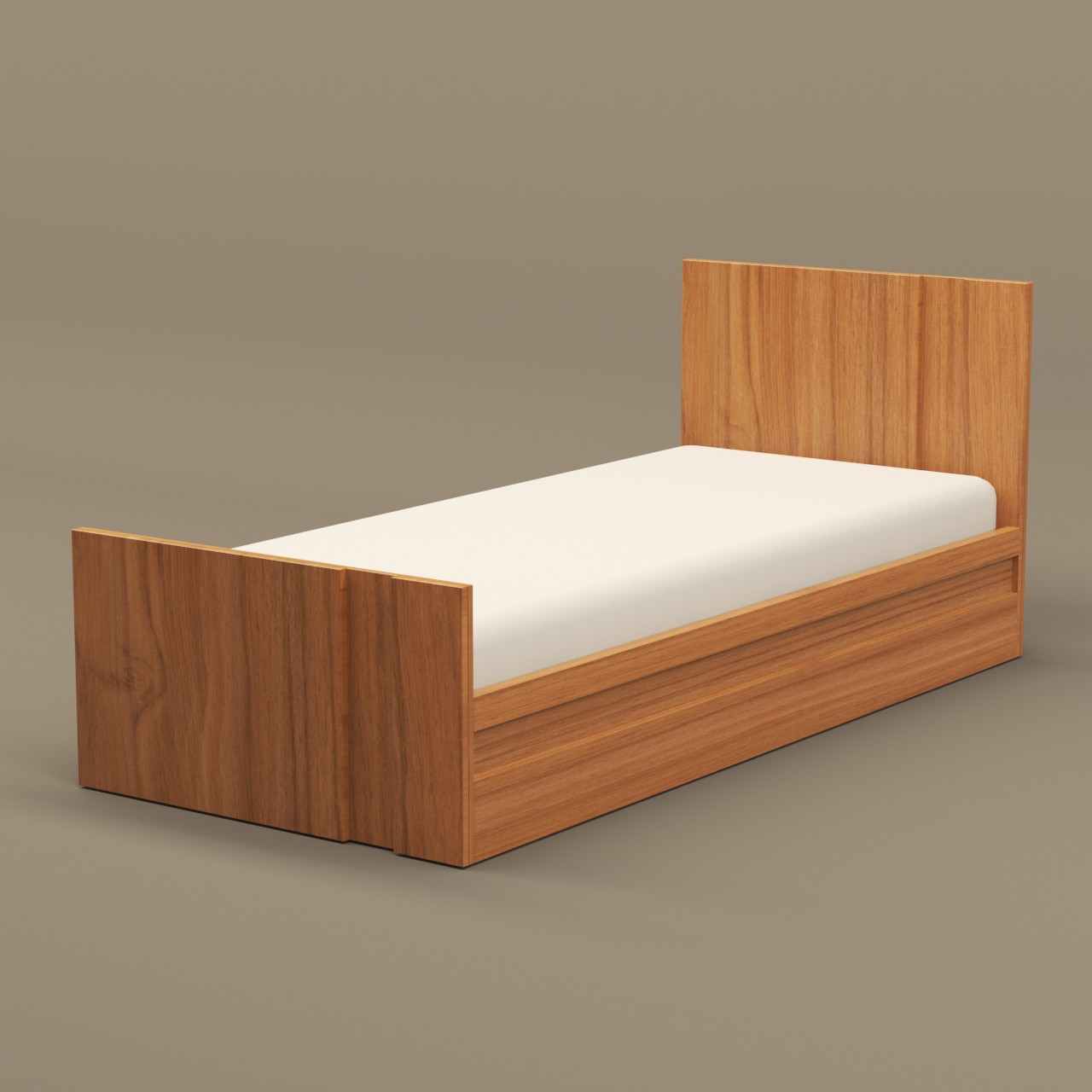 تخت خواب یکنفره اعیان مدل FH318 سایز 90x200 سانتی متر تخت خواب یکنفره اعیان مدل FH318 سایز 90x200 سانتی متر