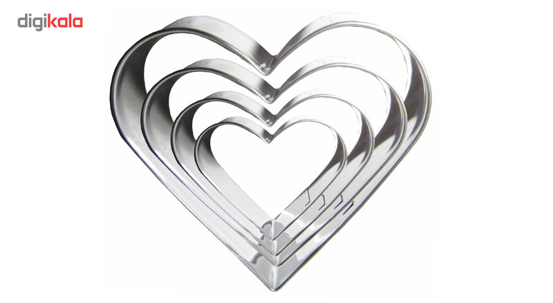 کاتر شیرینی پزی مدل Cookie Cutter بسته 4 عددی