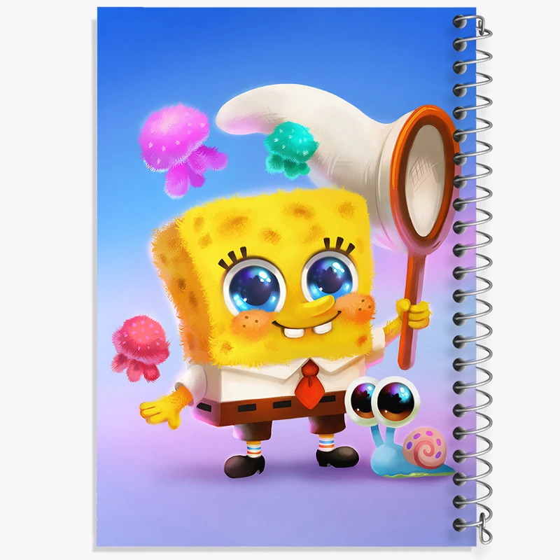 دفتر مشق 100 برگ خندالو طرح باب اسفنجی کد N5987