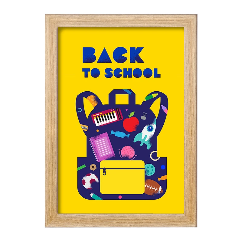 تابلو خندالو مدل بازگشت به مدرسه کد 30020