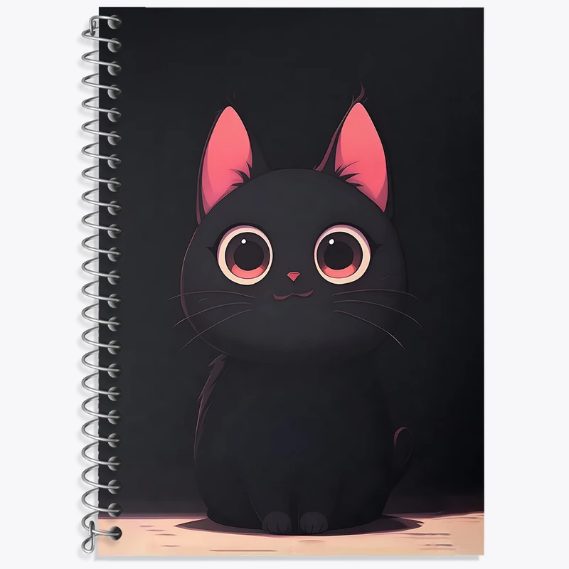 دفتر نت موسیقی 50 برگ خندالو طرح گربه کیوت کد N3309