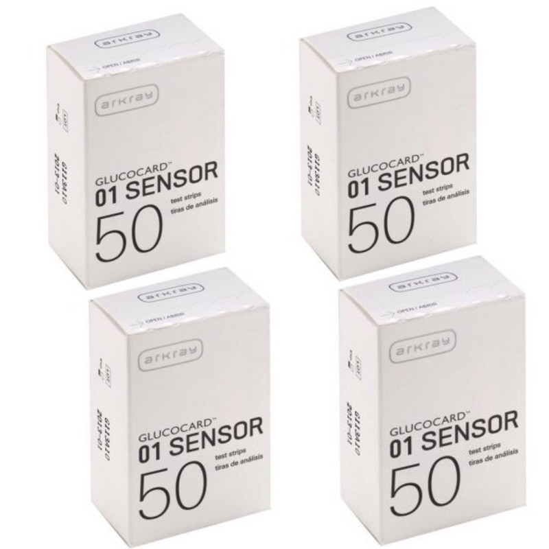 نوار دستگاه تست قند خون آرکری مدل sensor-01 مجموعه 4 عددی