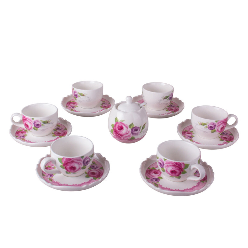 سرویس چای خوری 14 پارچه گلد کیش مدل دکال کد GK615409