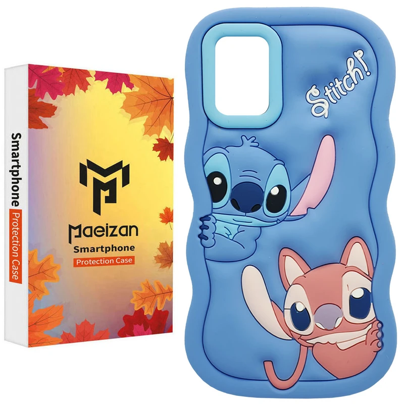 کاور پاییزان مدل Stitch Couple طرح لاکچری مناسب برای گوشی موبایل سامسونگ Galaxy A51 / A31