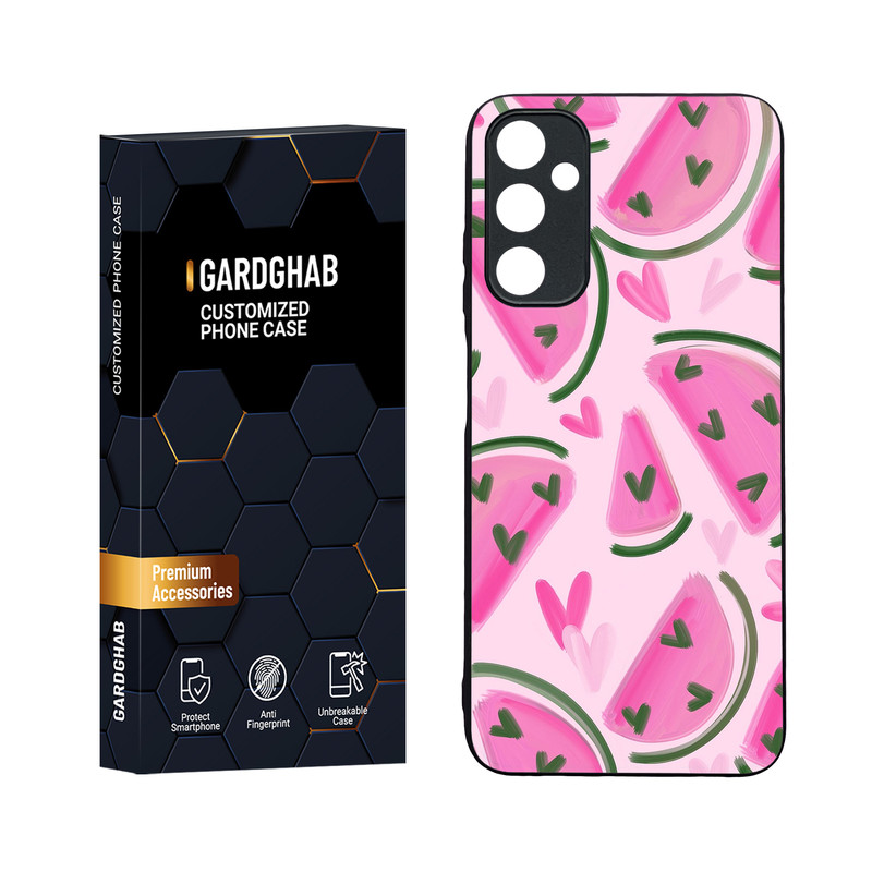 کاور گارد قاب مدل دورژله ای پشت گلس فانتزی مناسب برای گوشی موبایل سامسونگ Galaxy A05s