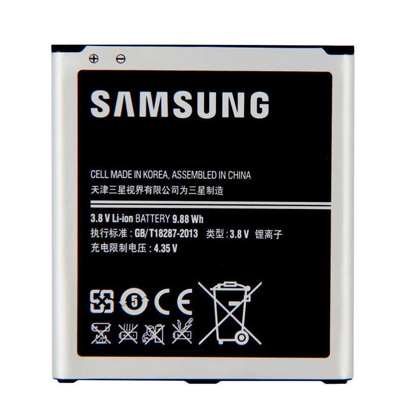 باتری موبایل مدل EB-B220ACC ظرفیت 2600 میلی آمپر ساعت مناسب برای گوشی موبایل سامسونگ Galaxy Grand 2/G7102