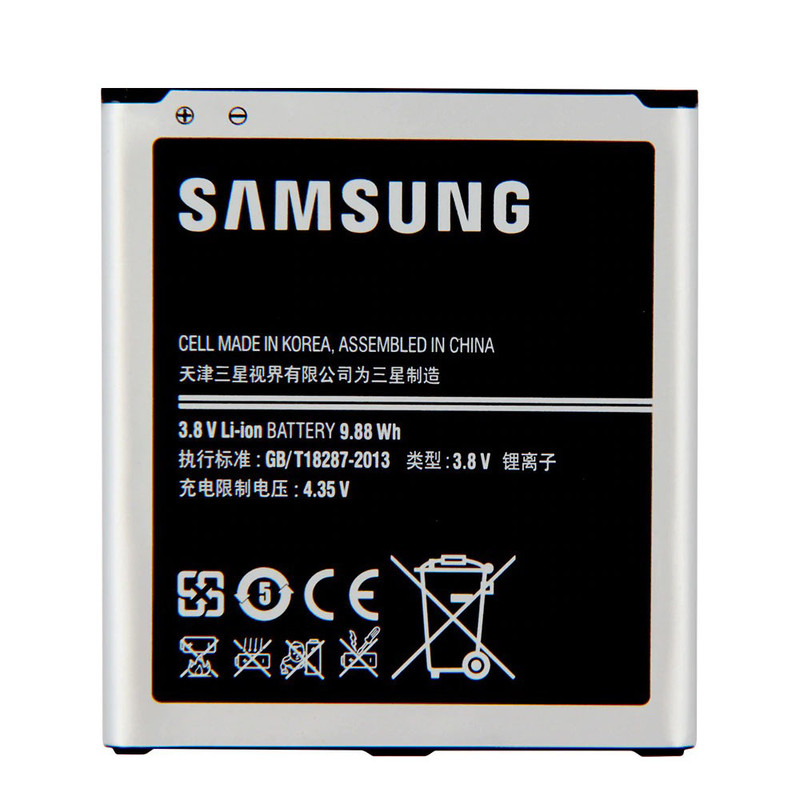 باتری موبایل مدل EB-B220ACC ظرفیت 2600 میلی آمپر ساعت مناسب برای گوشی موبایل سامسونگ Galaxy Grand 2/G7102