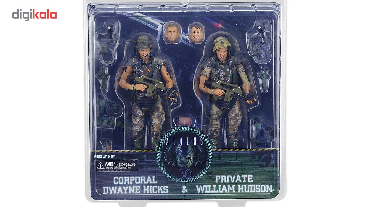 اکشن فیگور نکا سری Aliens مدل Aliens Corporal Hicks and Private Hudson بسته دو عددی 