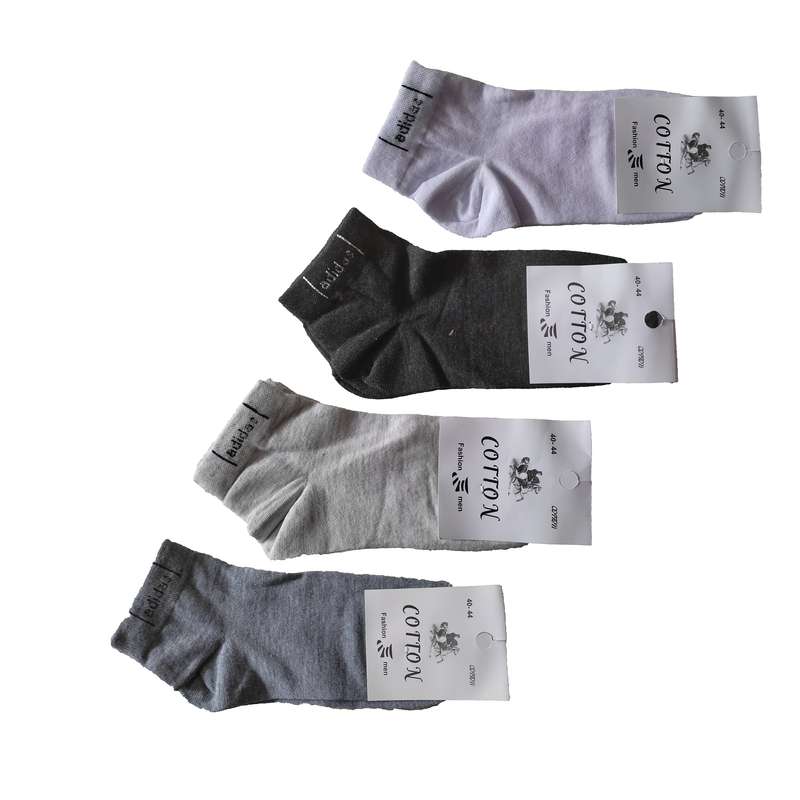 جوراب مدل کتان کد 042  بسته 4 عددی