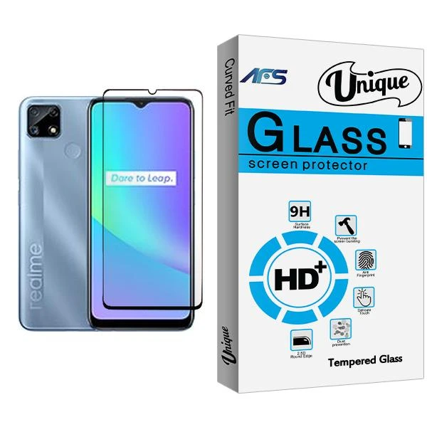 محافظ صفحه نمایش ای اف اس مدل Unique Glass MIX001 مناسب برای گوشی موبایل ریلمی C25