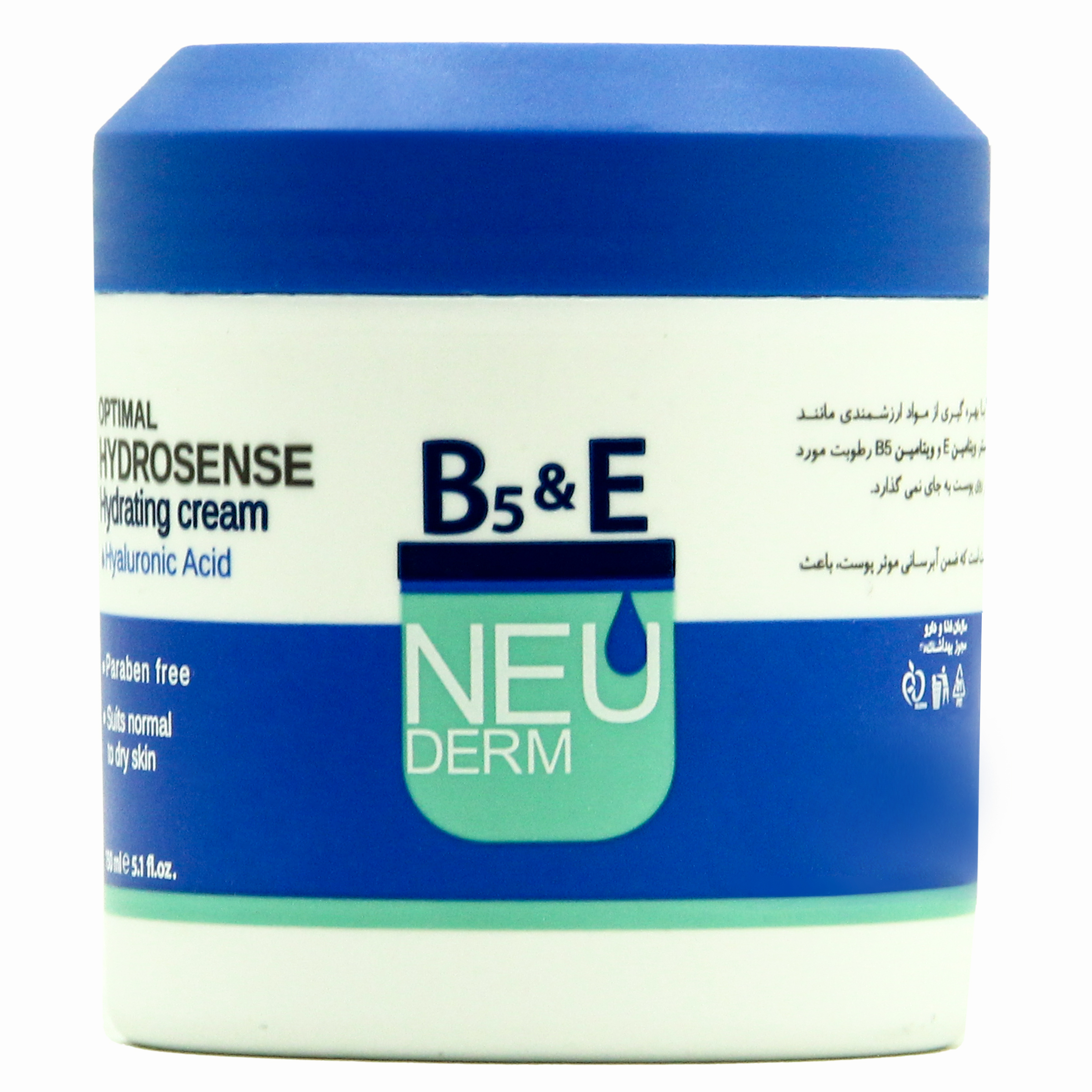 کرم مرطوب کننده نئودرم مدل Optimal Hydrosense حجم 150 میلی لیتر