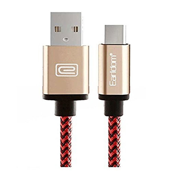 کابل تبدیل USB به Type-c ارلدام مدل ET-T56 طول 1 متر