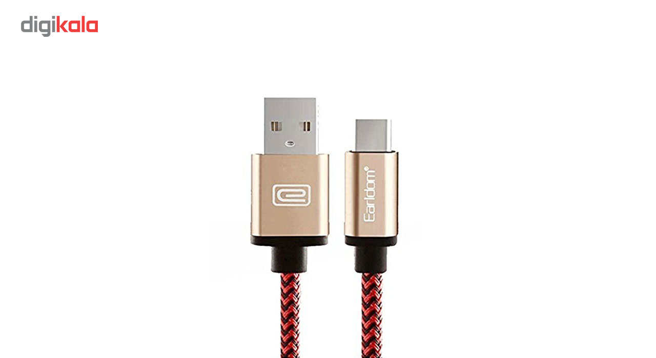 کابل تبدیل USB به Type-c ارلدام مدل ET-T56 طول 1 متر