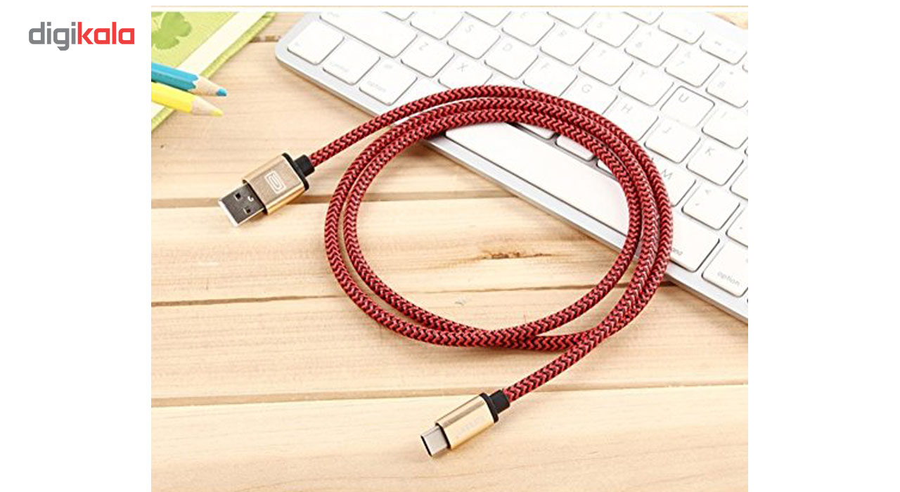کابل تبدیل USB به Type-c ارلدام مدل ET-T56 طول 1 متر