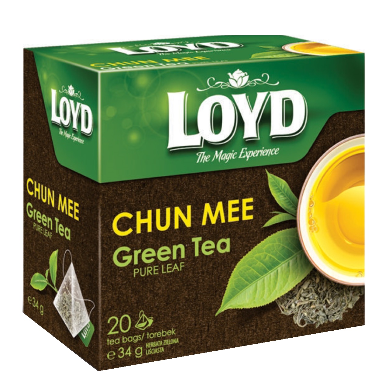 چای سبز لوید مدل چان می مقدار 34 گرمی 