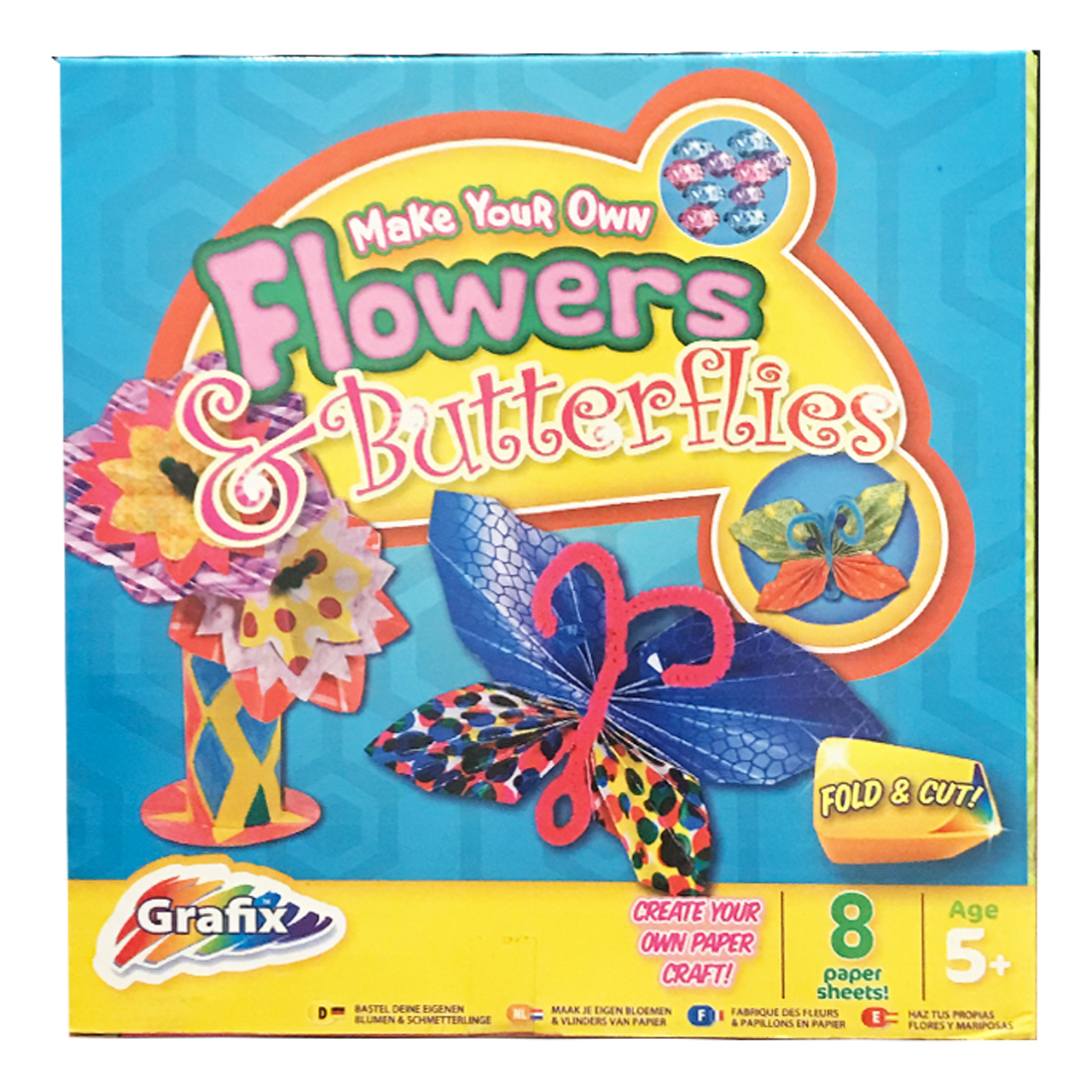 بازی آموزشی گرافیکس مدل Flowers And Butterflies