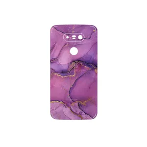 MAHOOT Purple Marble Cover Sticker for LG G5