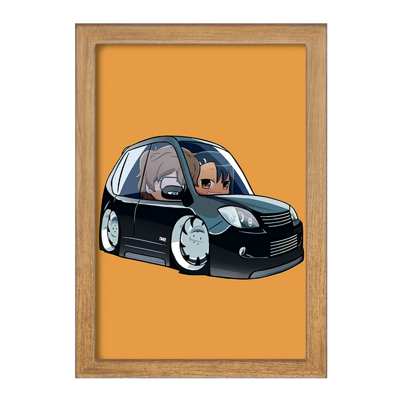 تابلو خندالو مدل ناگاتارو و نائوتو انیمه ناگاتورو کد 34001