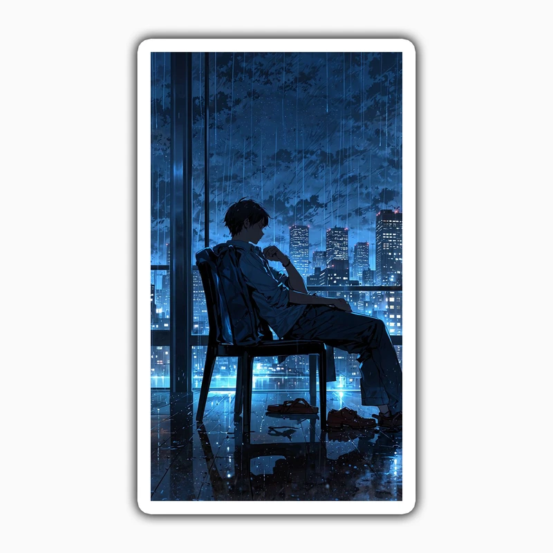 استیکر لپ تاپ و موبایل بووم طرح پسرانه کد LM23